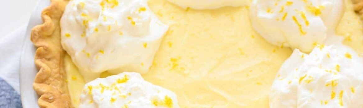 The BEST, silkiest Lemon Cream Pie. This is my grandmother's original recipe and has been in my family more than 50 years! @wellplated