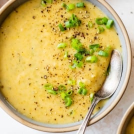 creamy potato leek soup