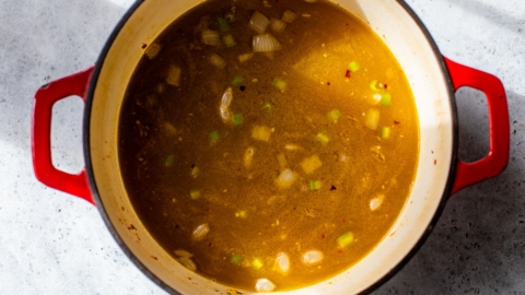 simmering kale soup recipe