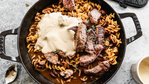 beef stroganoff from scratch